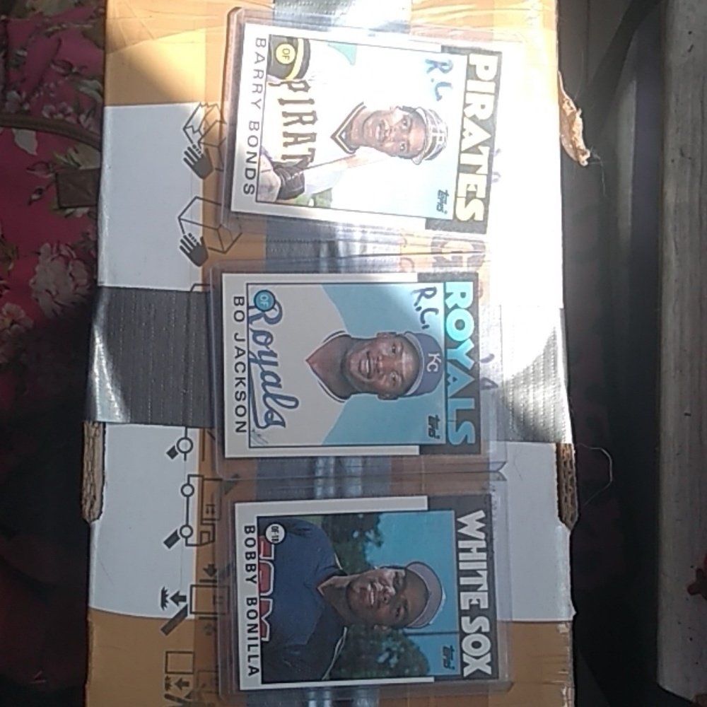 Bo Jackson,Barry bonds,Bobby bonilla's 1986 Rookie